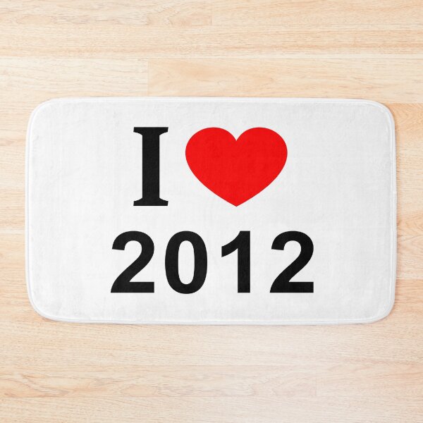 Item preview, I ❤️ 2012 I LOVE 2012 I HEART 2012 designed and sold by usernamenaijan.