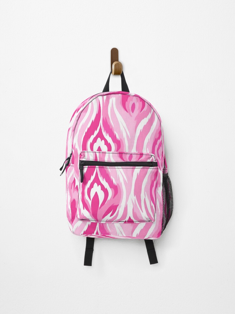 Thumbnail 1 of 3, Backpack, Ikat Pattern designed and sold by SideSignal.