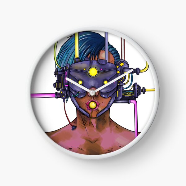 Item preview, Portrait of cyberpunk girl designed and sold by RoidRage1.