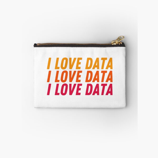 Item preview, I love data! | Data Analyst, Data Scientist, Data Analytics designed and sold by Toad House Pixels.