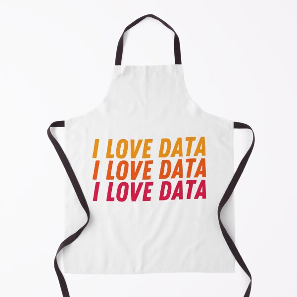 Item preview, I love data! | Data Analyst, Data Scientist, Data Analytics designed and sold by Toad House Pixels.