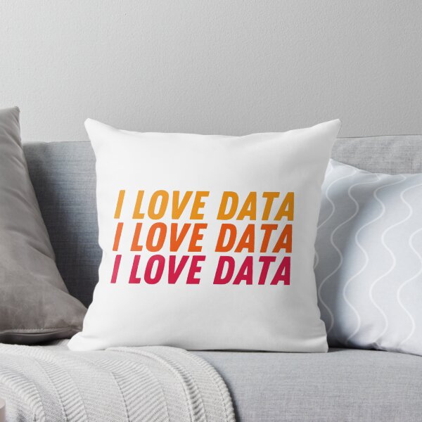 Item preview, I love data! | Data Analyst, Data Scientist, Data Analytics designed and sold by Toad House Pixels.