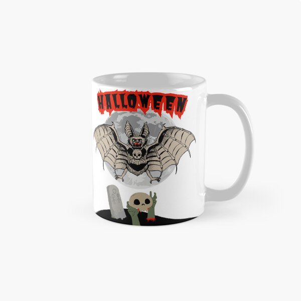 Item preview, Happy Halloween massive bat, grave and skull designed and sold by PTB Art Design.
