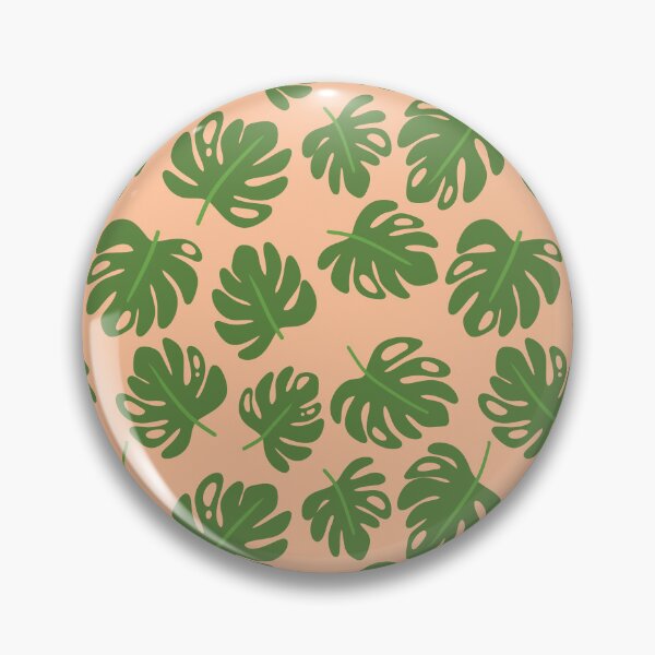 Item preview, Peachy Monstera Leaves designed and sold by VannBenson.