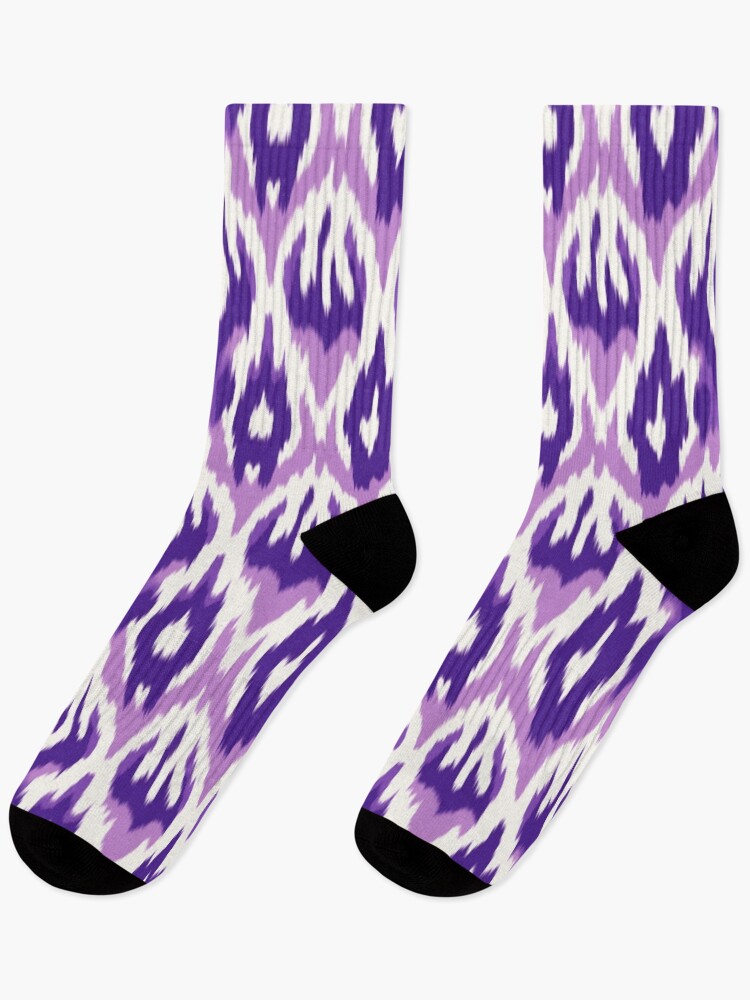 Thumbnail 1 of 5, Socks, Ikat Pattern designed and sold by SideSignal.