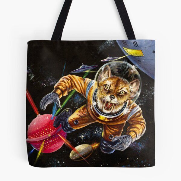 Item preview, Friends From an Alien Universe  - Retro Comic Sci-Fi Art designed and sold by NinaJG007.
