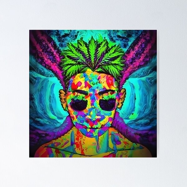 Item preview, Trippy portrait 1 designed and sold by Psilosybart.