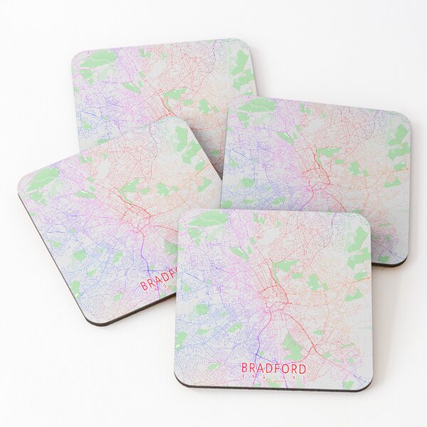 Item preview, Bradford City Map of England - Colorful designed and sold by deMAP.