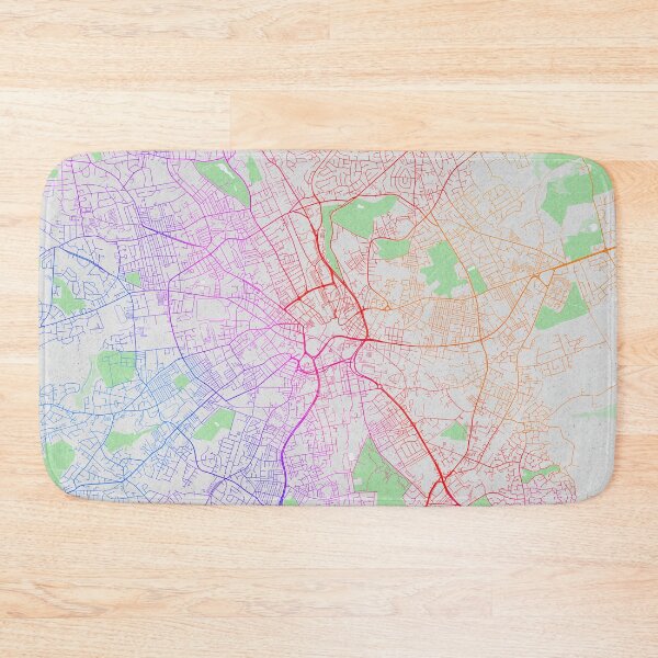Item preview, Bradford City Map of England - Colorful designed and sold by deMAP.
