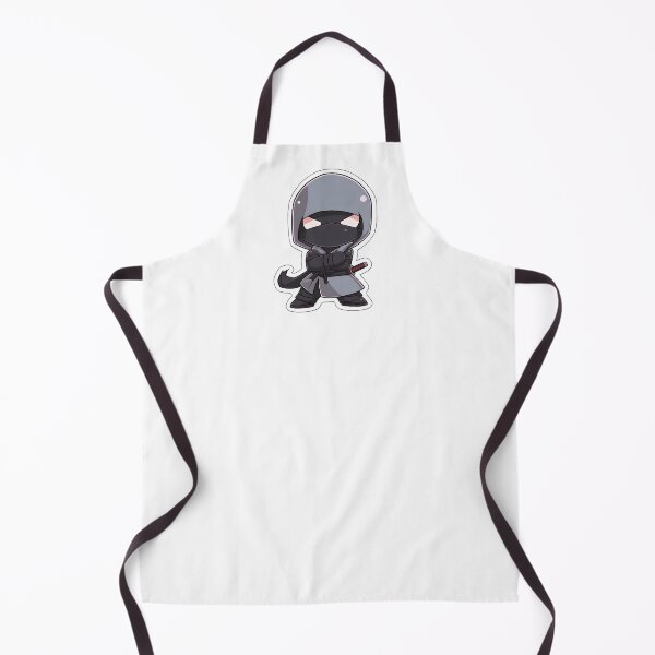 Item preview, Kawaii Sleek Shadow Ninja: Guerrero negro y gris designed and sold by Tincanninja.