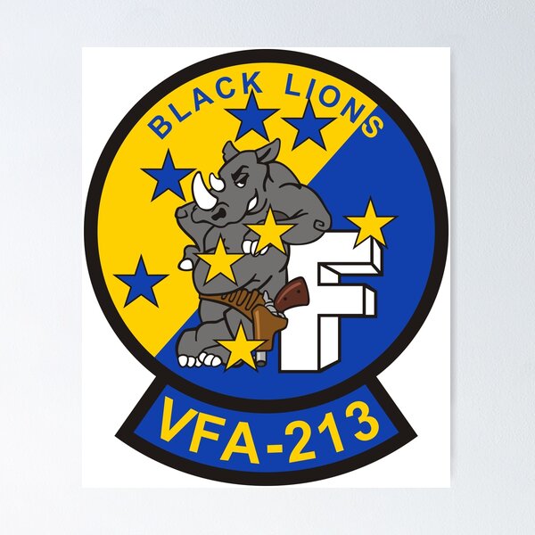 Item preview, F/A-18 Rhino VFA-213 Black Lions designed and sold by MBK13.