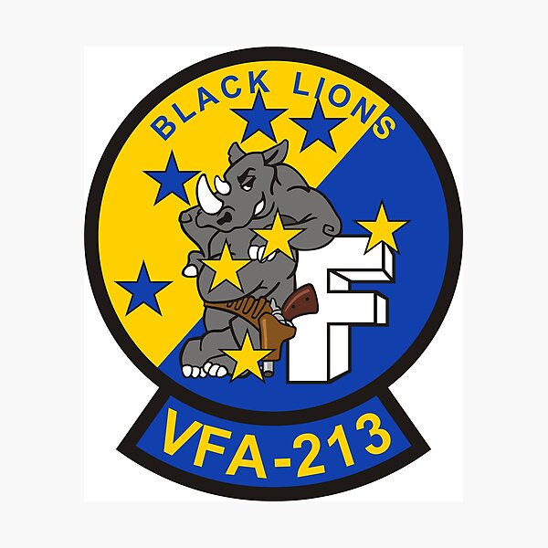 Item preview, F/A-18 Rhino VFA-213 Black Lions designed and sold by MBK13.