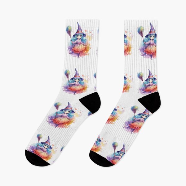 Item preview, Cute Rainbow Witch Halloween Sublimation designed and sold by MyDearWorld.
