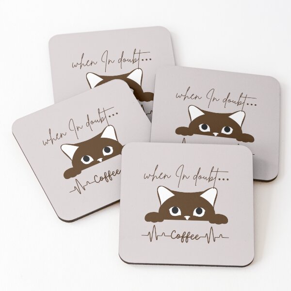 Item preview, When in doubt… coffee designed and sold by Silver Lining Gift Co..