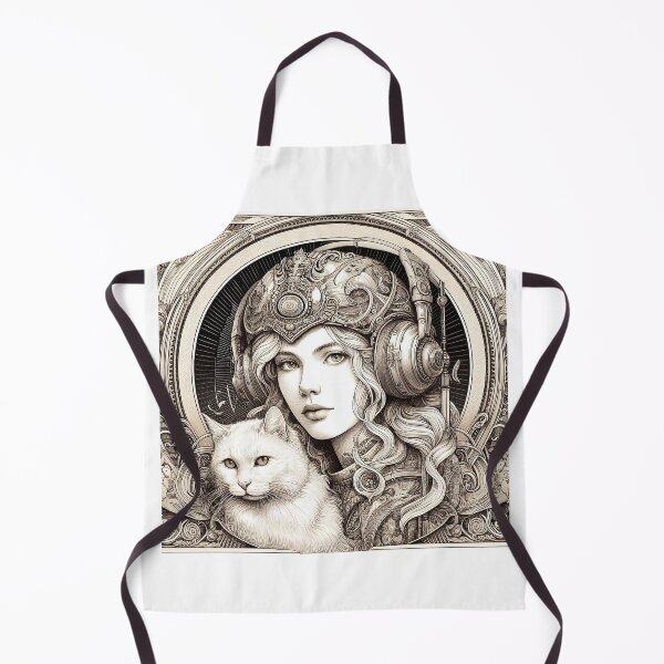 Item preview, Girl and white cat n.14 designed and sold by Carnisch.