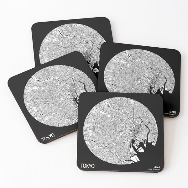 Item preview, Tokyo City Map of Japan - Full Moon designed and sold by deMAP.