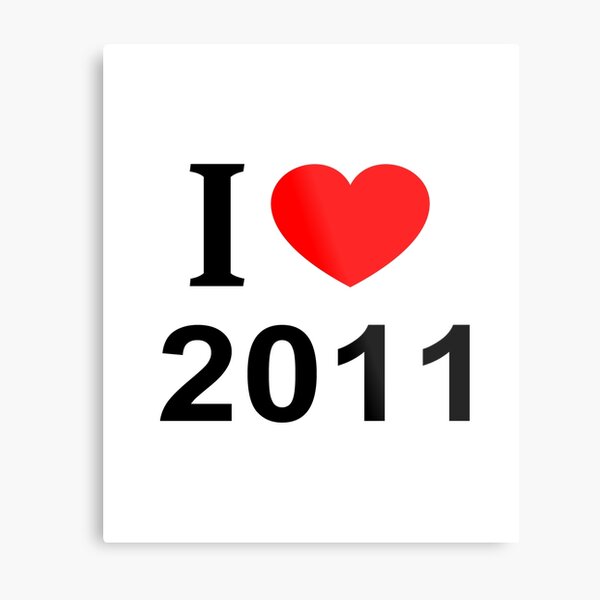 Item preview, I ❤️ 2011 I LOVE 2011 I HEART 2011 designed and sold by usernamenaijan.