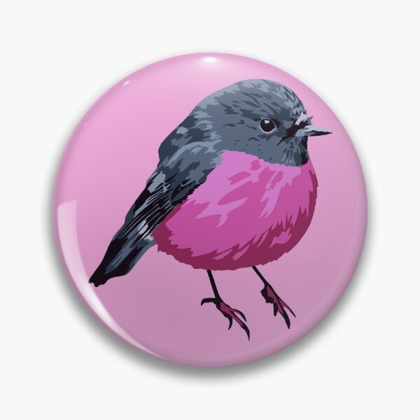 Item preview, Pink Robin Portrait designed and sold by GeoCreate.