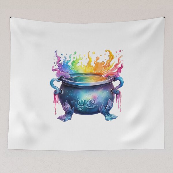 Item preview, Cute Rainbow Witch Halloween Sublimation designed and sold by MyDearWorld.