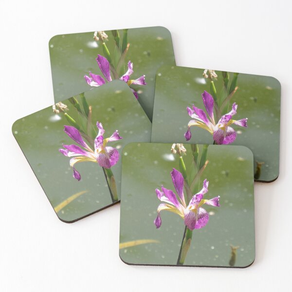 Item preview, A purple iris by a lake designed and sold by greentiger1.