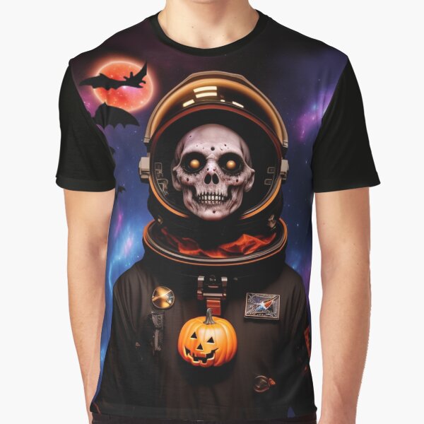 Item preview, Halloween in space dead cosmonaut designed and sold by JaroDesign2023.