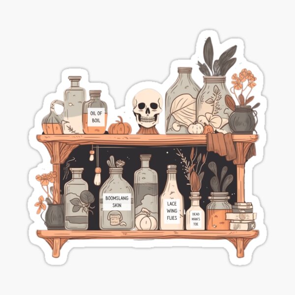 Potion Shelf STICKY Note 