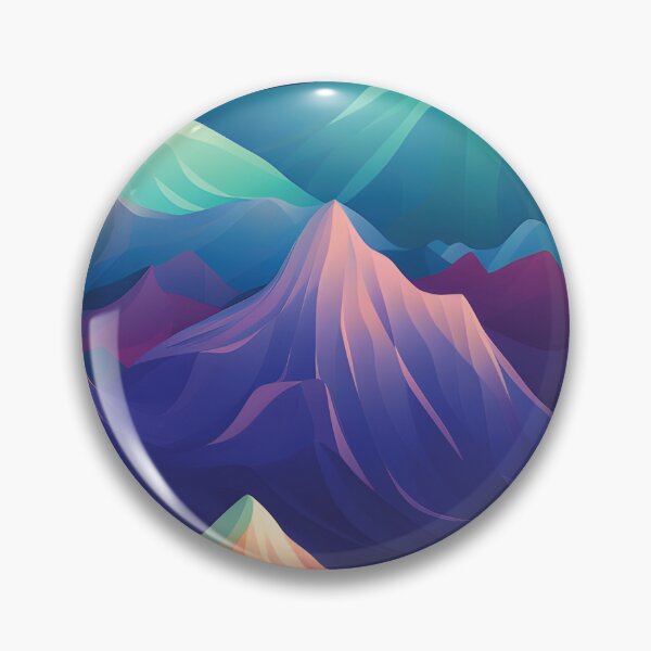 Item preview, Beautiful & Colourful Geometric Mountains designed and sold by hidden-design.