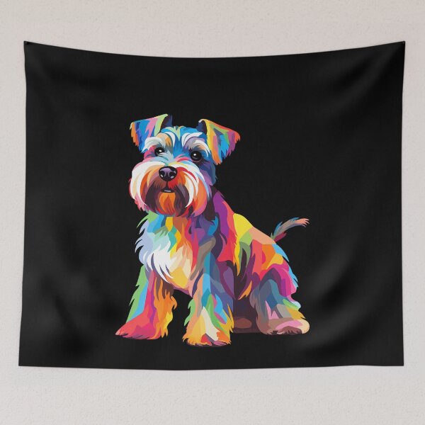 Item preview, Colorful Pop Art Schnauzer designed and sold by Ripper19.