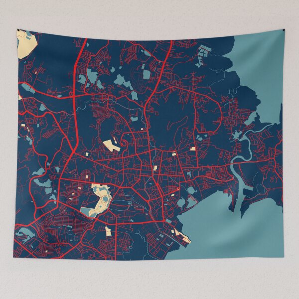 Item preview, Phuket City Map of Thailand - Hope designed and sold by deMAP.