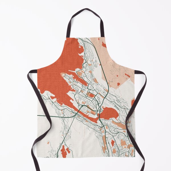 Item preview, Bergen City Map of Vestland, Norway - Bohemian designed and sold by deMAP.