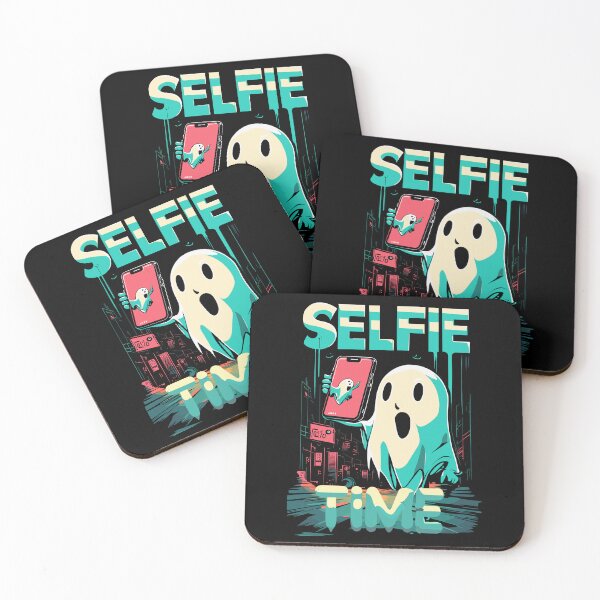 Item preview, Selfie Time Funny Halloween Boo Ghost in The City designed and sold by GENESIS-POD.
