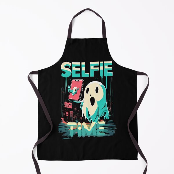 Item preview, Selfie Time Funny Halloween Boo Ghost in The City designed and sold by GENESIS-POD.