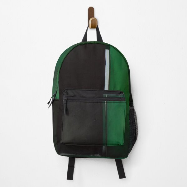 Item preview, Captivating Green Canvas Art with Bold Black Central Element designed and sold by CanvasInspire.