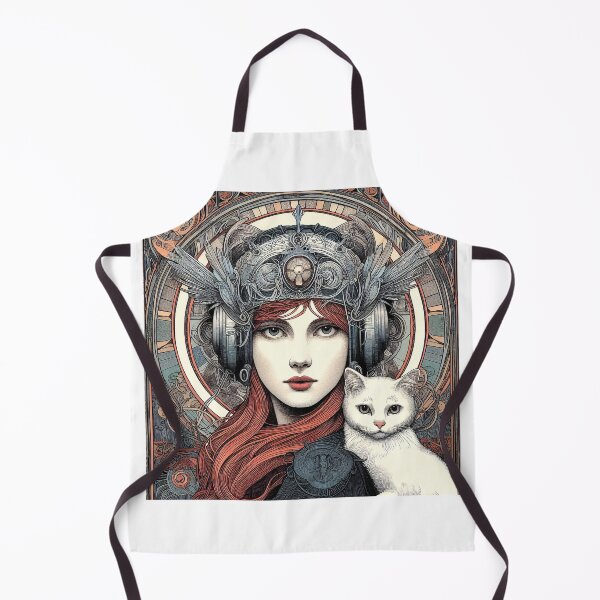 Item preview, Girl and white cat n.15 designed and sold by Carnisch.