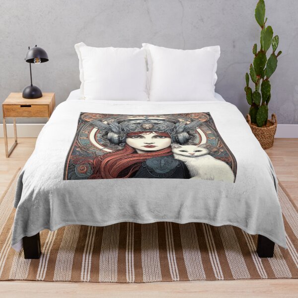 Item preview, Girl and white cat n.15 designed and sold by Carnisch.