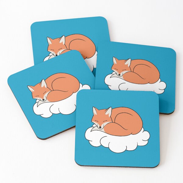 Item preview, Little Fox Sleeping on a Cloud designed and sold by SleepingFoxy.