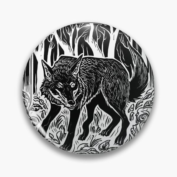 Item preview, Art Nouveau Wolf Illustration designed and sold by WildComfrey.