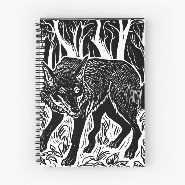 Item preview, Art Nouveau Wolf Illustration designed and sold by WildComfrey.