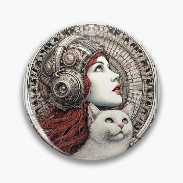 Item preview, Girl and white cat n.16 designed and sold by Carnisch.