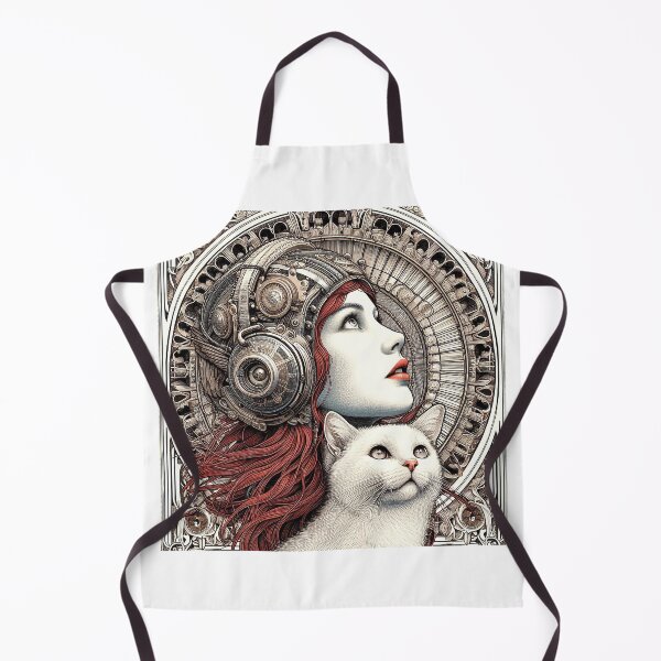 Item preview, Girl and white cat n.16 designed and sold by Carnisch.