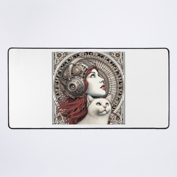 Item preview, Girl and white cat n.16 designed and sold by Carnisch.