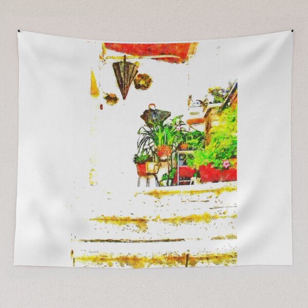 Item preview, Umbrellas Hanging Outside The Front Door designed and sold by Giuseppe Cocco.