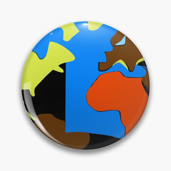 Item preview,  minimalist planet earth designed and sold by Wisis-art.
