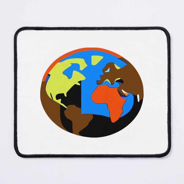 Item preview,  minimalist planet earth designed and sold by Wisis-art.