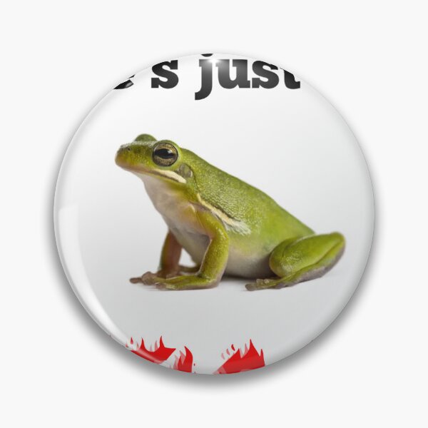Item preview, He's Just A Little Guy | Frog  designed and sold by sadgaymemes.