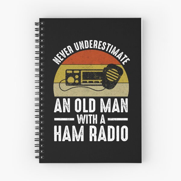 Item preview, Never Underestimate An Old Man With A Ham Radio designed and sold by Cat Lady Designs.
