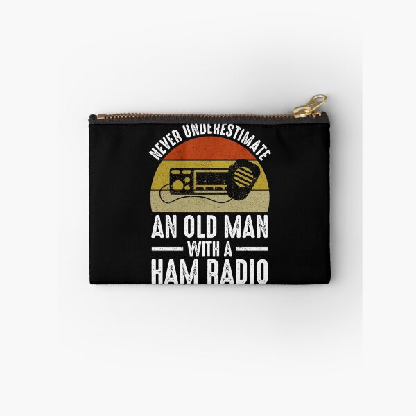 Item preview, Never Underestimate An Old Man With A Ham Radio designed and sold by Cat Lady Designs.