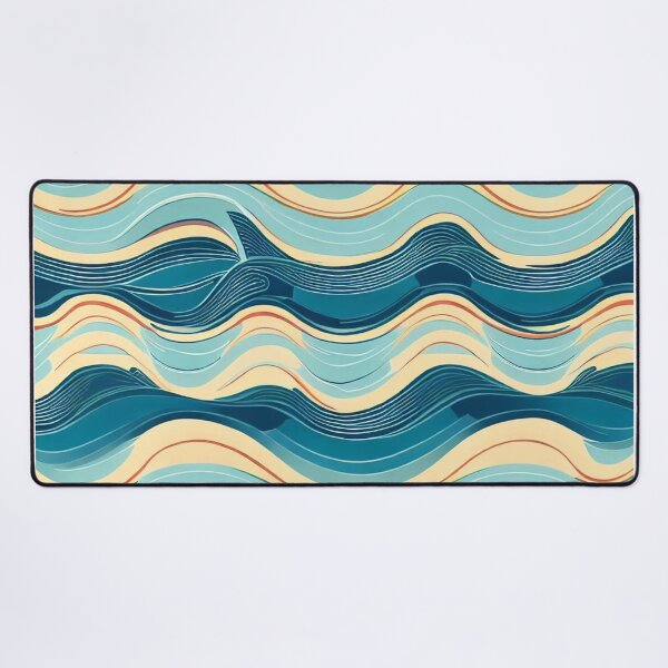 Item preview, Pastel waves designed and sold by blackwhiteblue.