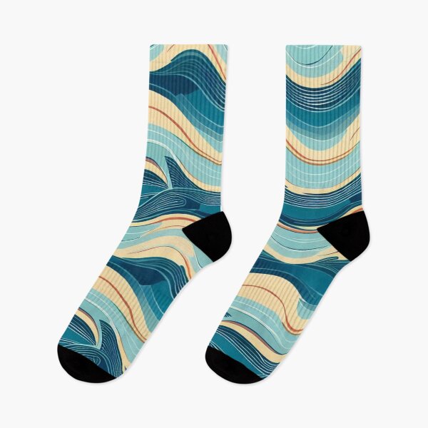 Item preview, Pastel waves designed and sold by blackwhiteblue.