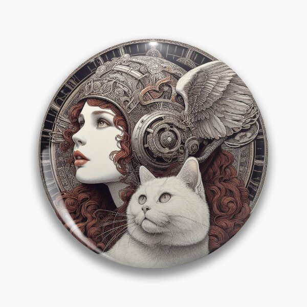 Item preview, Girl and white cat n.17 designed and sold by Carnisch.